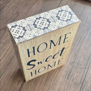 Home Sweet Home Decorative Block
